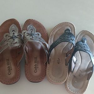 2 pair Cobb Hill by New Balance sandals.